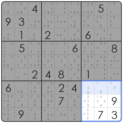 sudoku hidden single